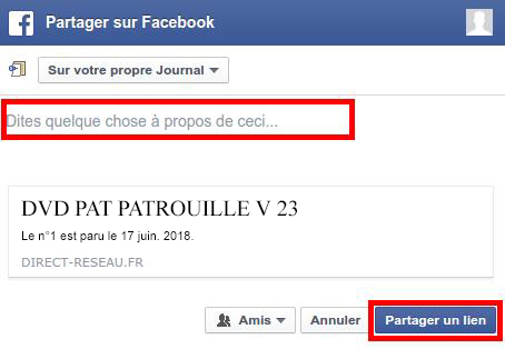 Partage Facebook