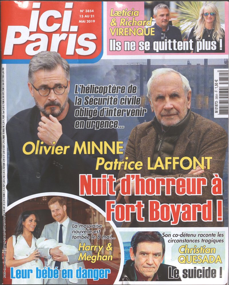 Couverture de ICI PARIS MAGAZINE N°3854