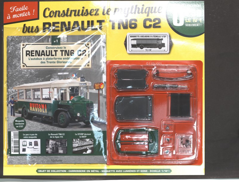 Couverture de EY. CONST LE BUS RENAULT TN6 C2 N°1